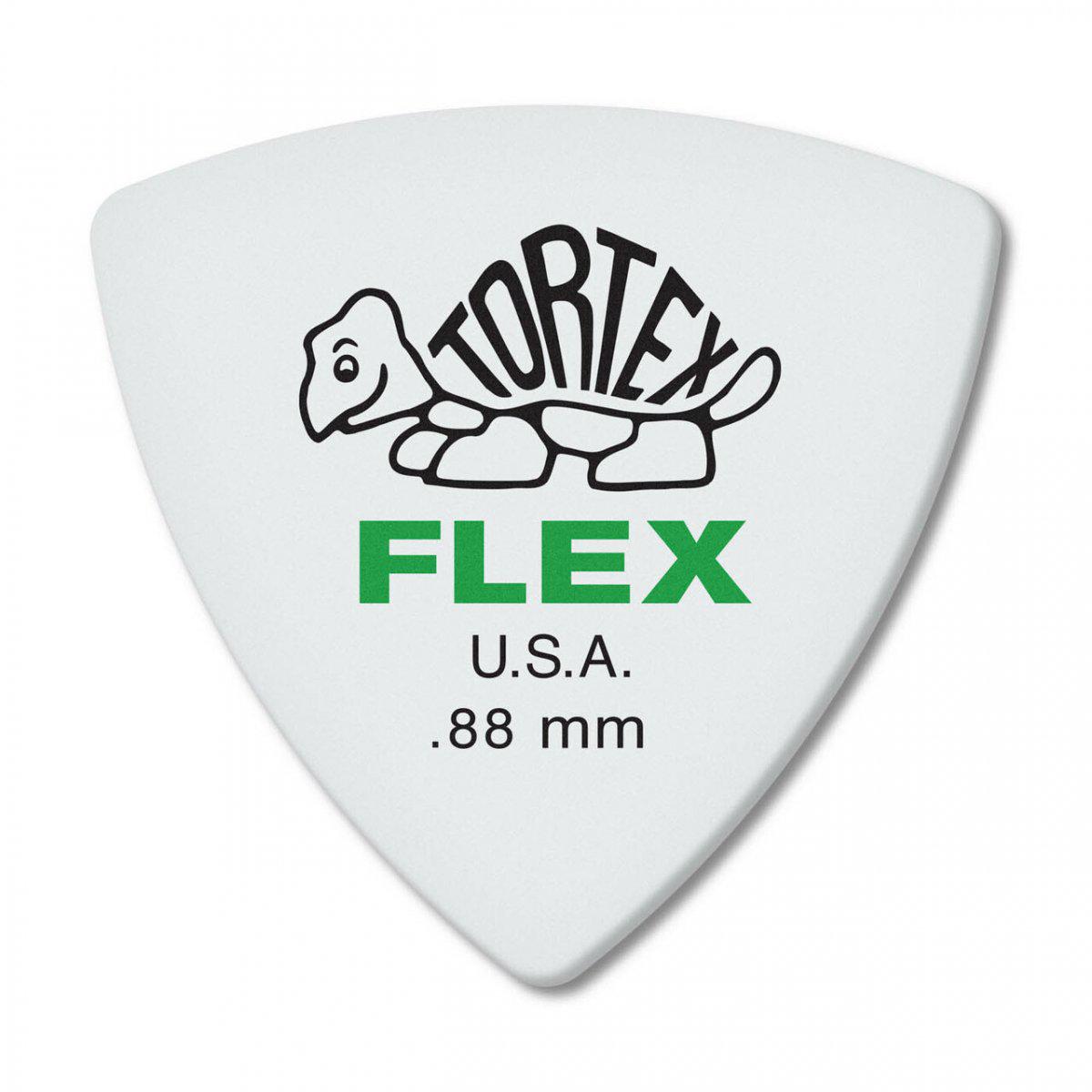 Медиатор Dunlop 456P.88 Tortex Flex Triangle 0,88 мм 6 шт. (127217)
