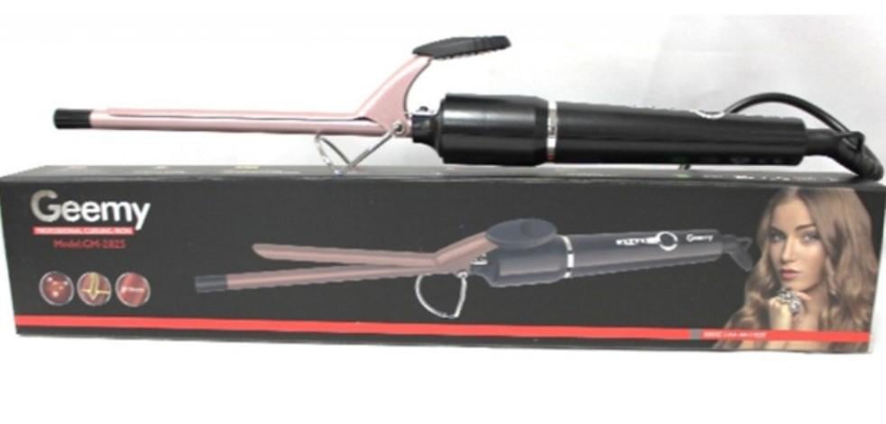 Плойка для афрокудрей Geemy GM-2825 9 мм с терморегуляцией Черно-розовый (316) - фото 2