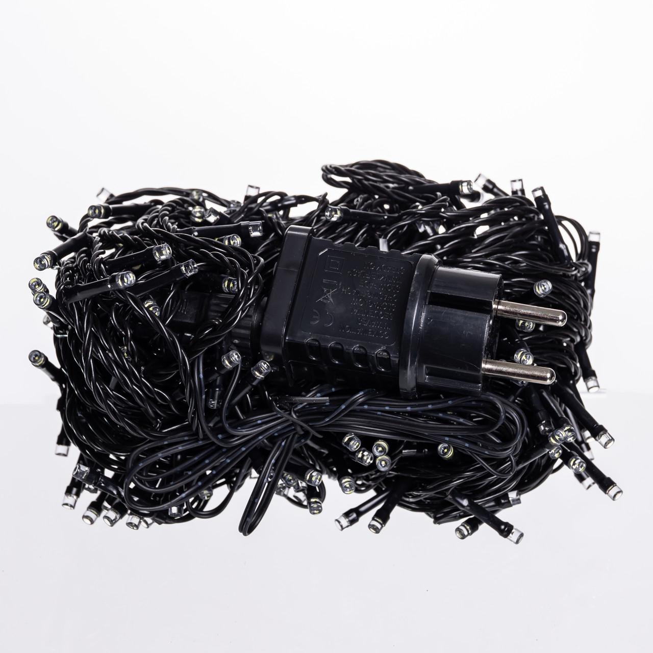 Гирлянда Нить уличная 300 LED 30 м от сети Черный/Белый (CF300L30MBW) - фото 4 Гирлянда Нить уличная 300 LED 30 м от сети Черный/Белый (CF300L30MBW) - фото 4