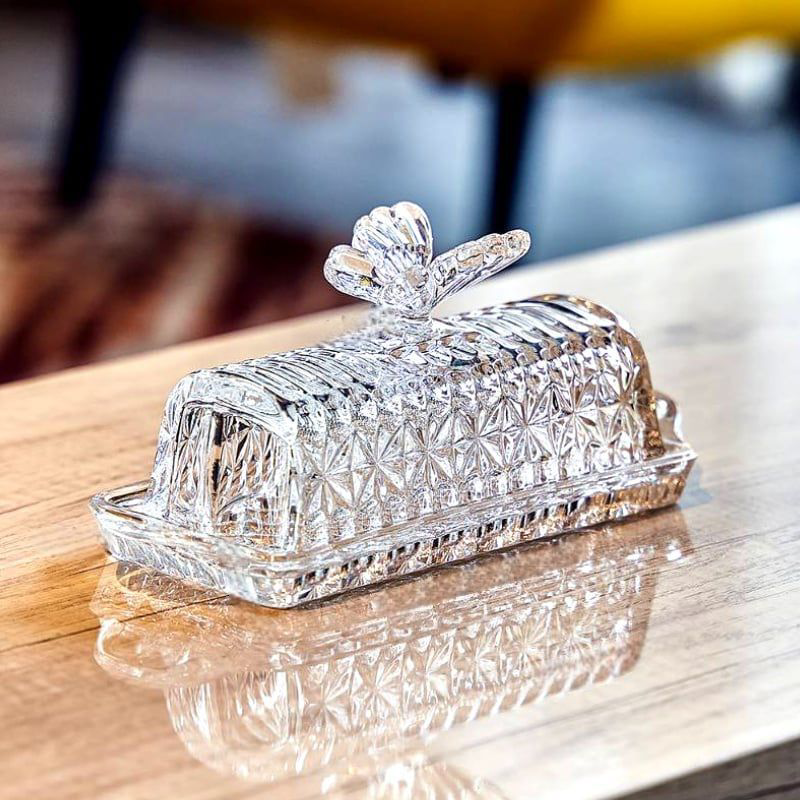 Маслянка Bohemia Butterfly кришталева (52750-65400-205) - фото 5 Маслянка Bohemia Butterfly кришталева (52750-65400-205) - фото 5