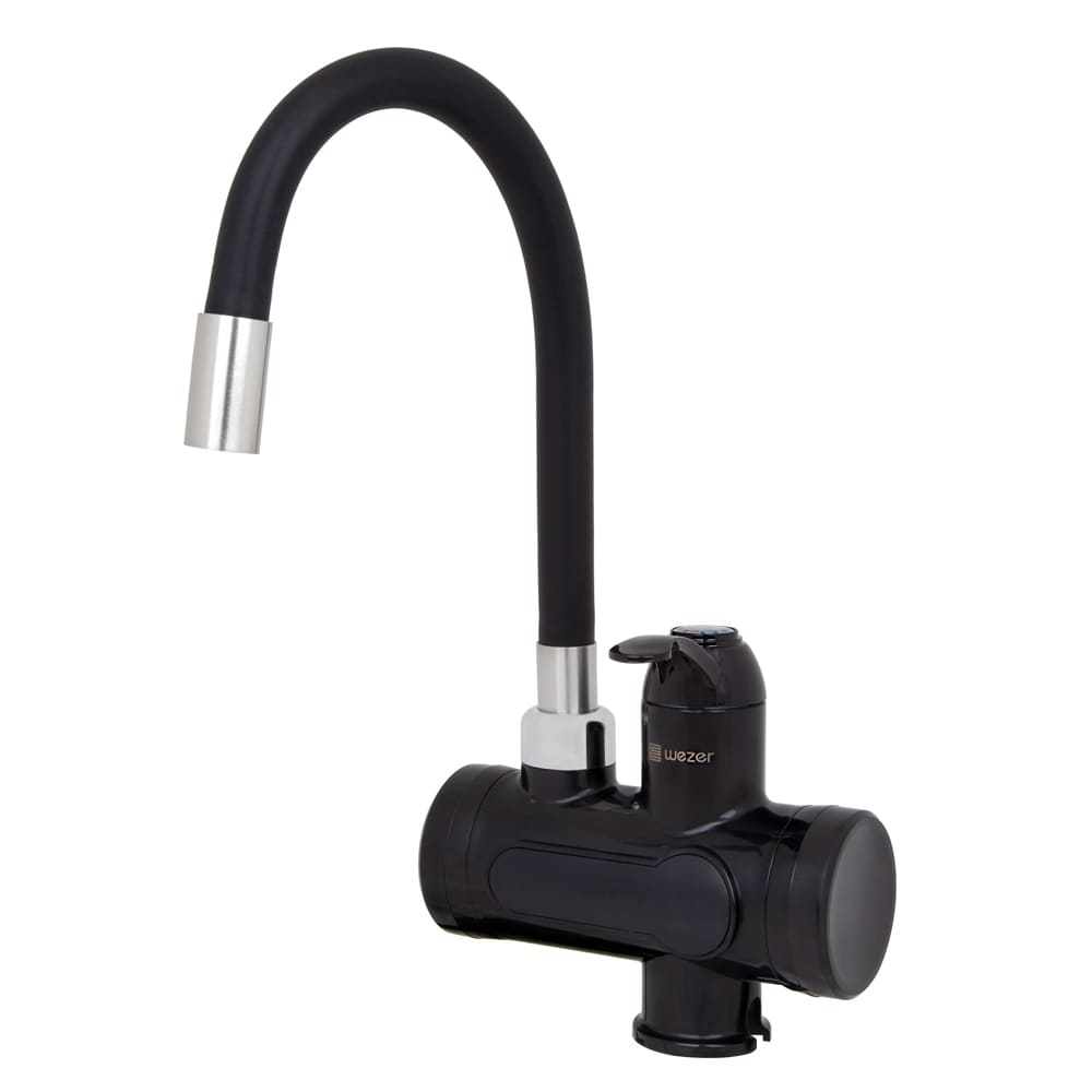 Проточний водонагрівач Wezer G15T для кухні 3,0 кВт Чорний (1055373)