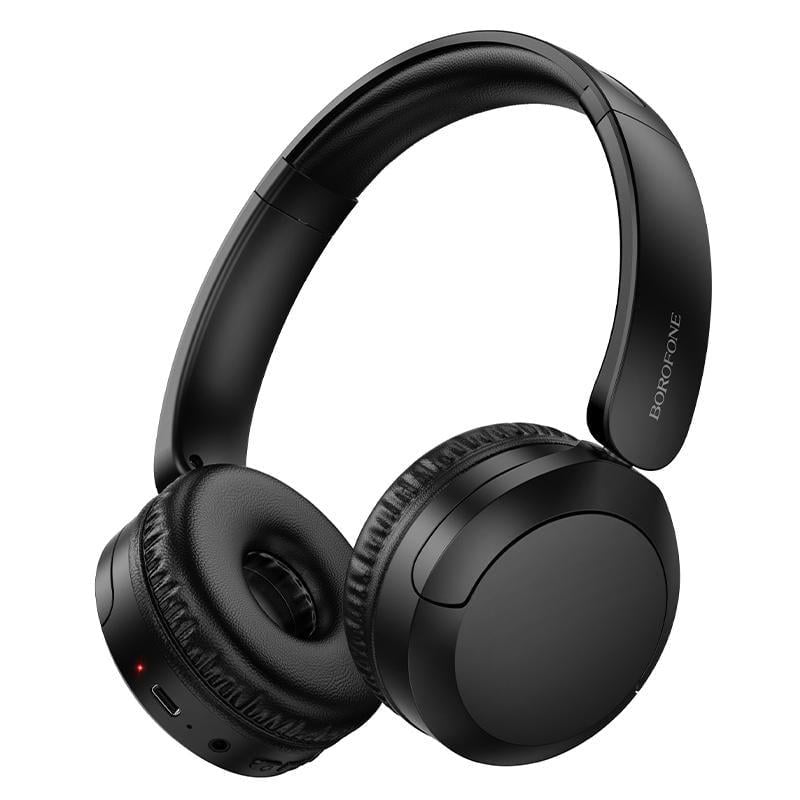Наушники беспроводные накладные Borofone BO37 Marvellous BT headphones Black (24913)