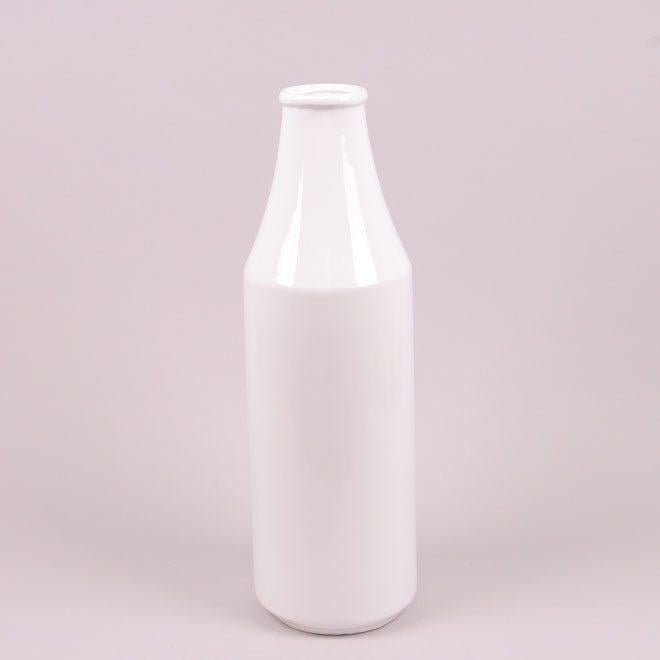 Ваза керамическая Flora 49 см Белый (21204)