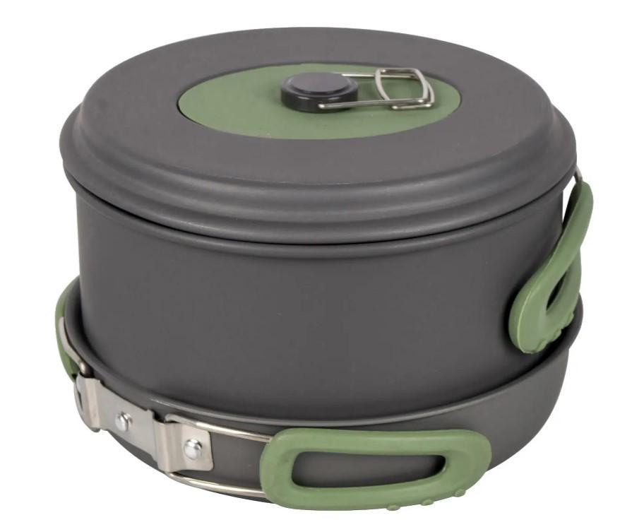 Набір посуду Bo-Camp Explorer 4 Pieces 19 Hard Anodized Grey/Green (DAS302733) - фото 7 Набір посуду Bo-Camp Explorer 4 Pieces 19 Hard Anodized Grey/Green (DAS302733) - фото 7