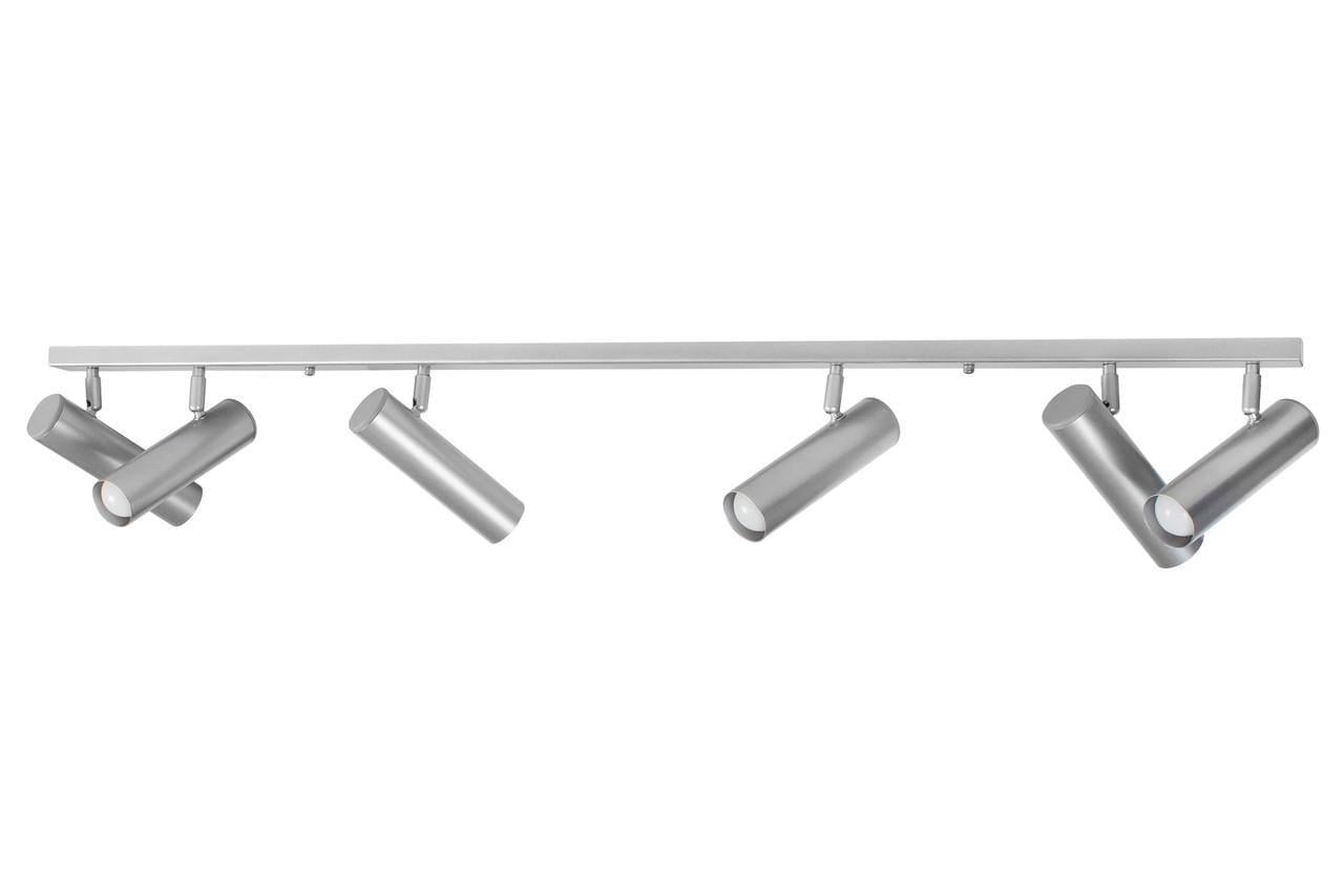 Спот MSK ELECTRIC Telescope с поворотными плафонами под шесть ламп Е27 Алюминий (NL 22501-6 AL)