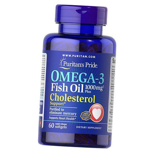 Омега 3 Fish Oil 1000 Plus Cholesterol 60 гел. капс. (67367009)