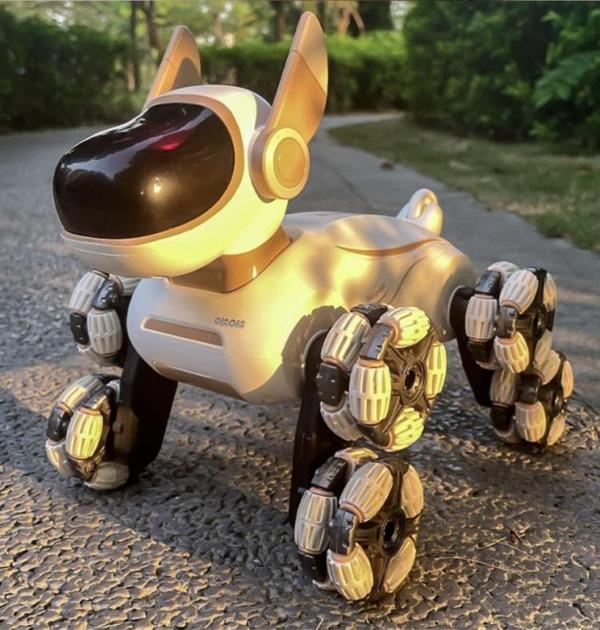 Игрушка интерактивная Робот собака восьмиколесная трюковая с пультом (DW-185) - фото 3