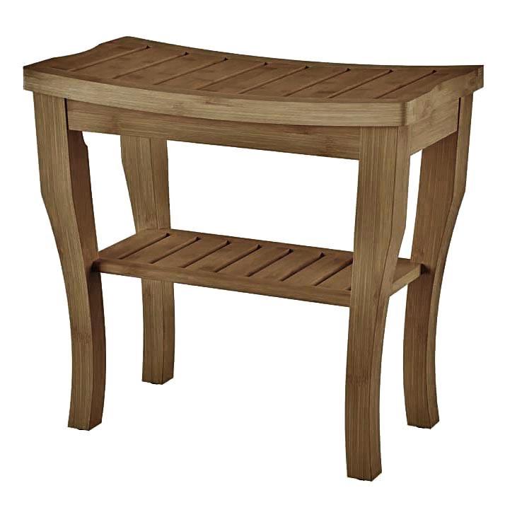 Табурет для ванной из дерева Каронта Корица (ТВН-005533)