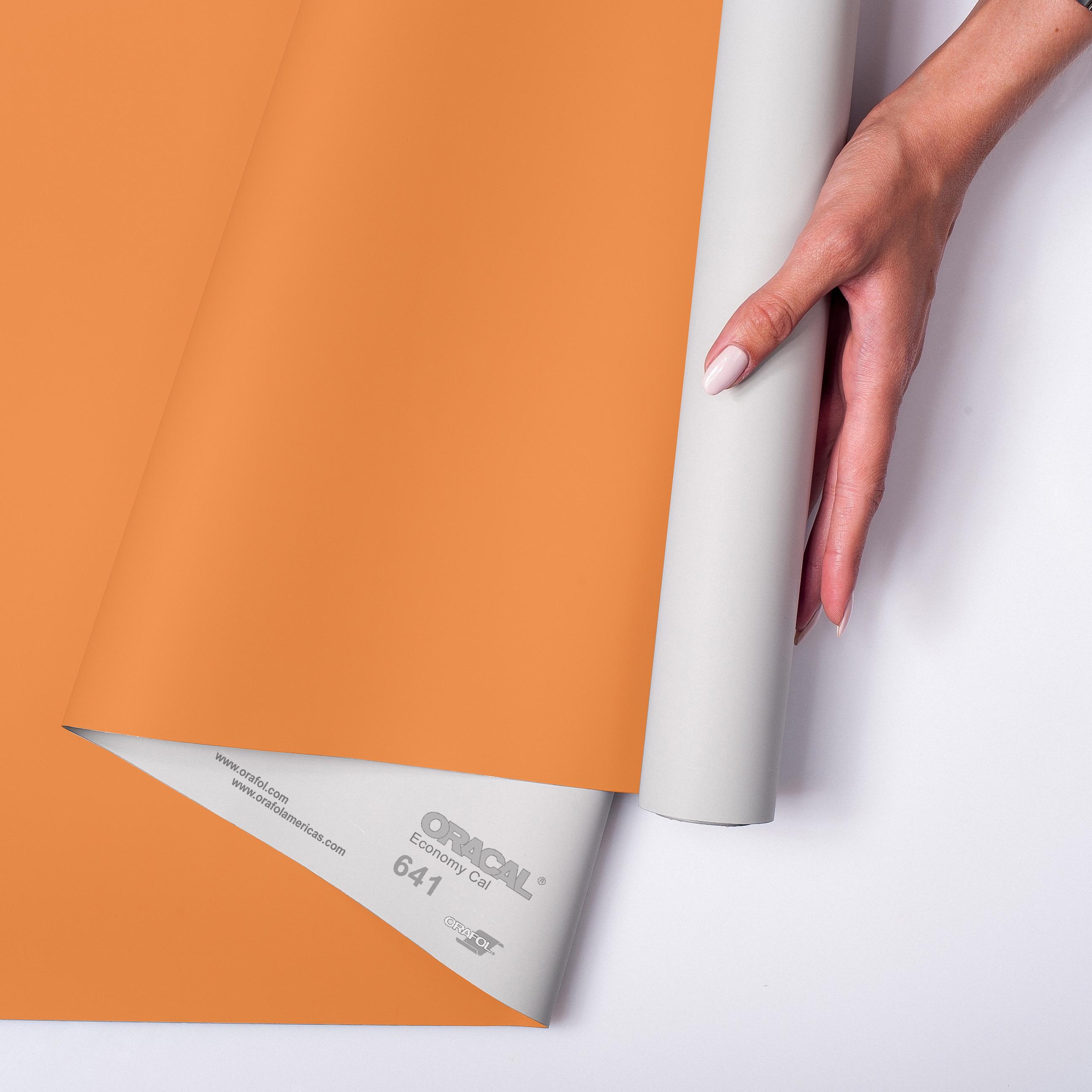 Самоклейка плівка аплікаційна ORAFOL 641 1x50 м мат 036 Світло -помаранчевий (00-00014304)