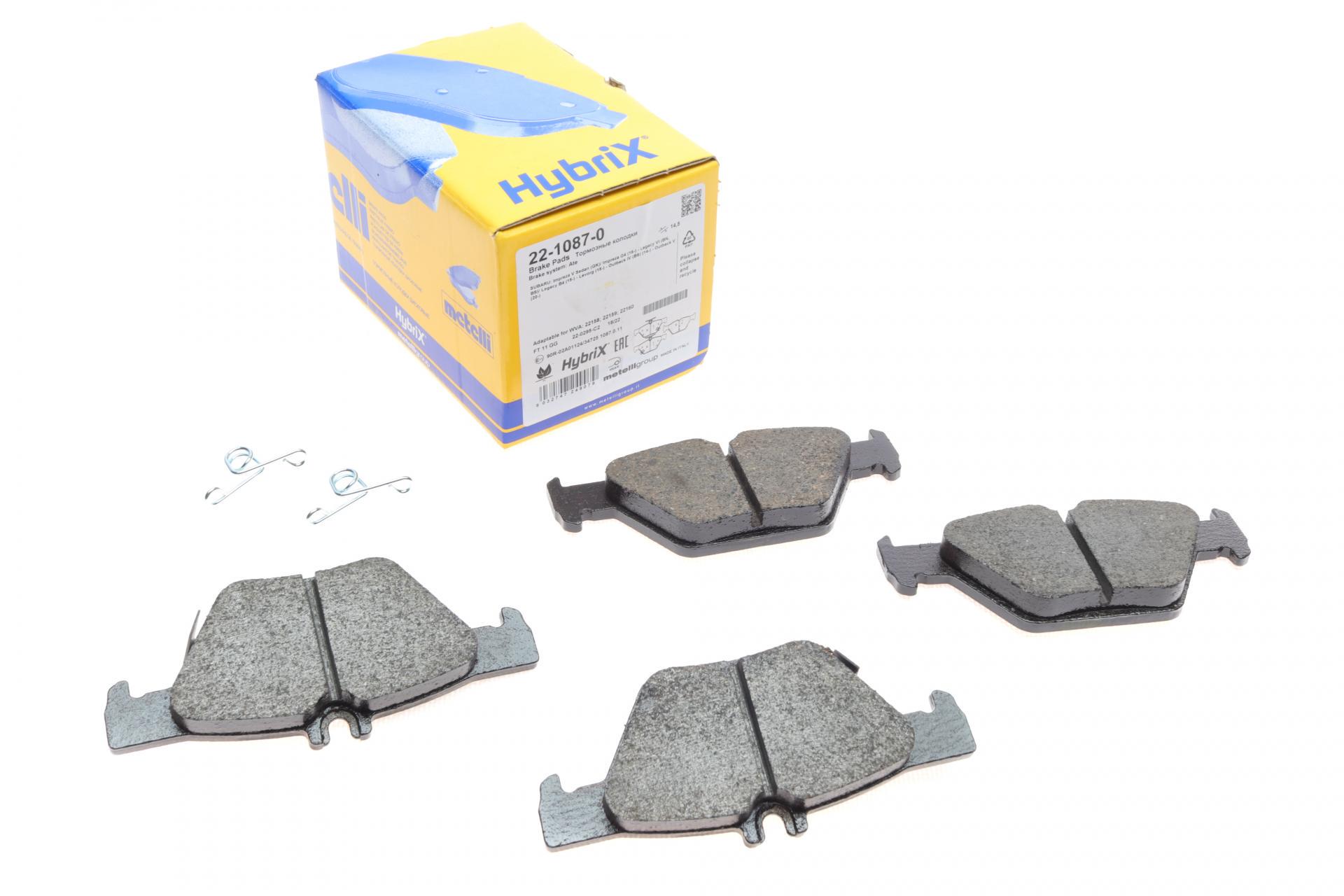 Колодки тормозные задние METELLI для Subaru Impreza/Outback/Legacy 14- (22-1087-0) Колодки тормозные задние METELLI для Subaru Impreza/Outback/Legacy 14- (22-1087-0)