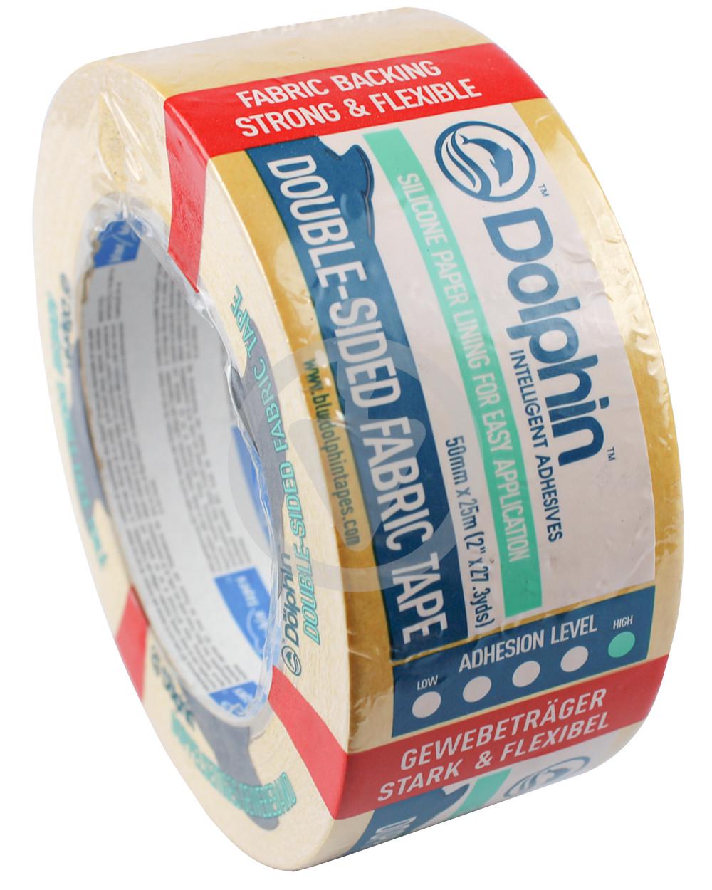 Лента малярная Dolphin 21038 многофункциональная 50 мм х 25 м Желтый (13474942)