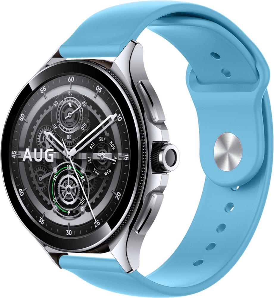 Ремешок Base для Xiaomi Watch 2 Pro Light Blue (33837-0B) - фото 2 Ремешок Base для Xiaomi Watch 2 Pro Light Blue (33837-0B) - фото 2
