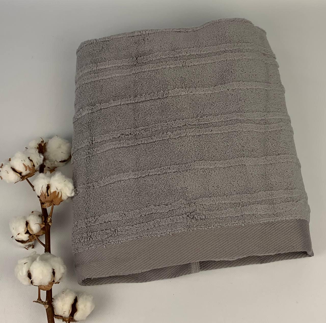 Рушник Pupilla Microcotton Cevher 70x140 см Grey (CN34193) - фото 1