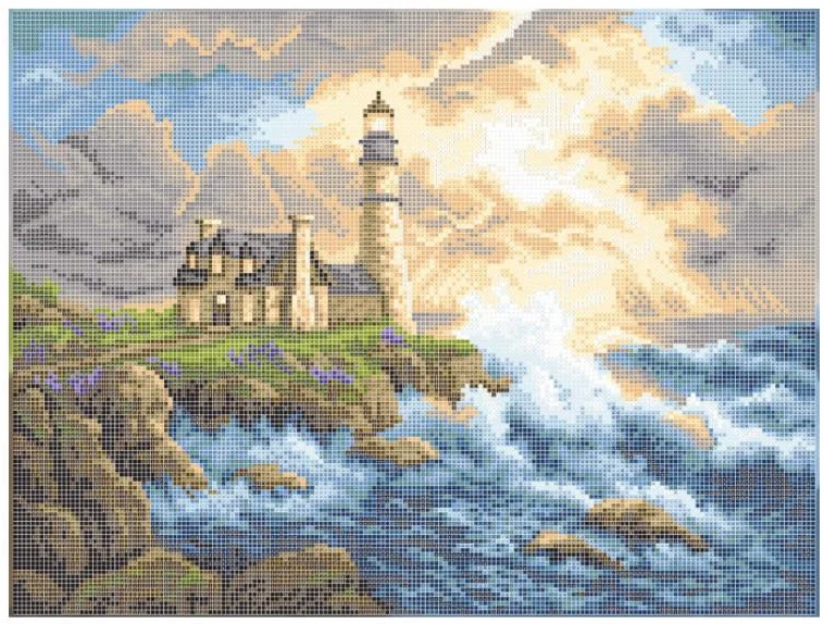 Схема для вышивки бисером Золотая Подкова Маяк ЗПП-021 (2936)