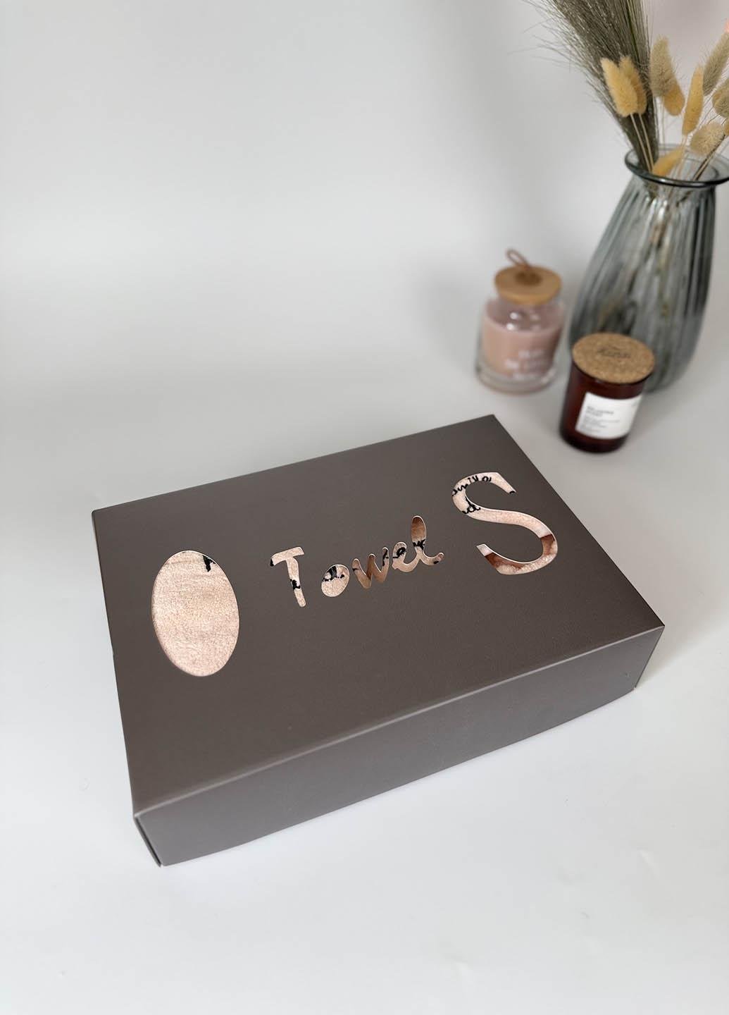 Подарочный набор полотенец из микрофибры Персиковый (53-3) - фото 5