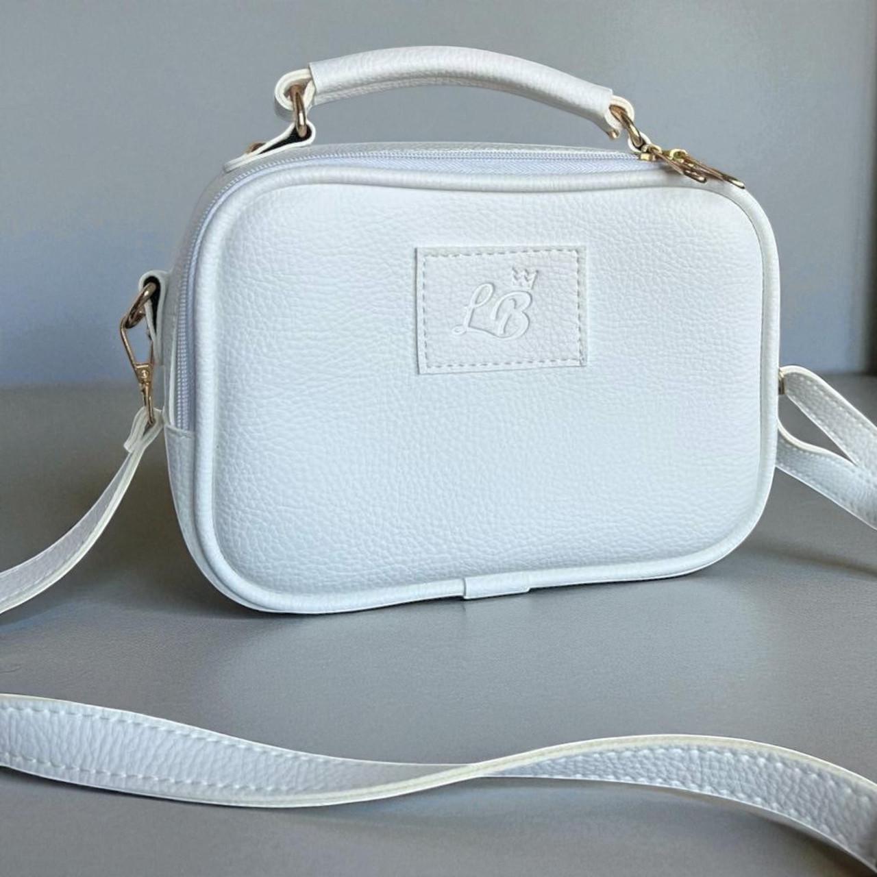 Сумка кросс боди женская маленькая через плечо на тонком ремне вместительная экокожа Белый - фото 1 Сумка кросс боди женская маленькая через плечо на тонком ремне вместительная экокожа Белый - фото 1