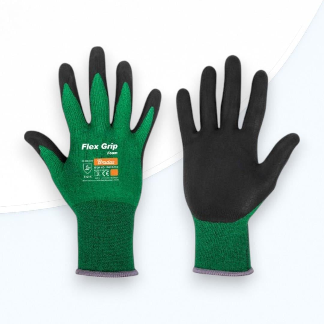 Рукавички захисні Bradas FLEX GRIP FOAM нітрил р. 10 (2382836102)