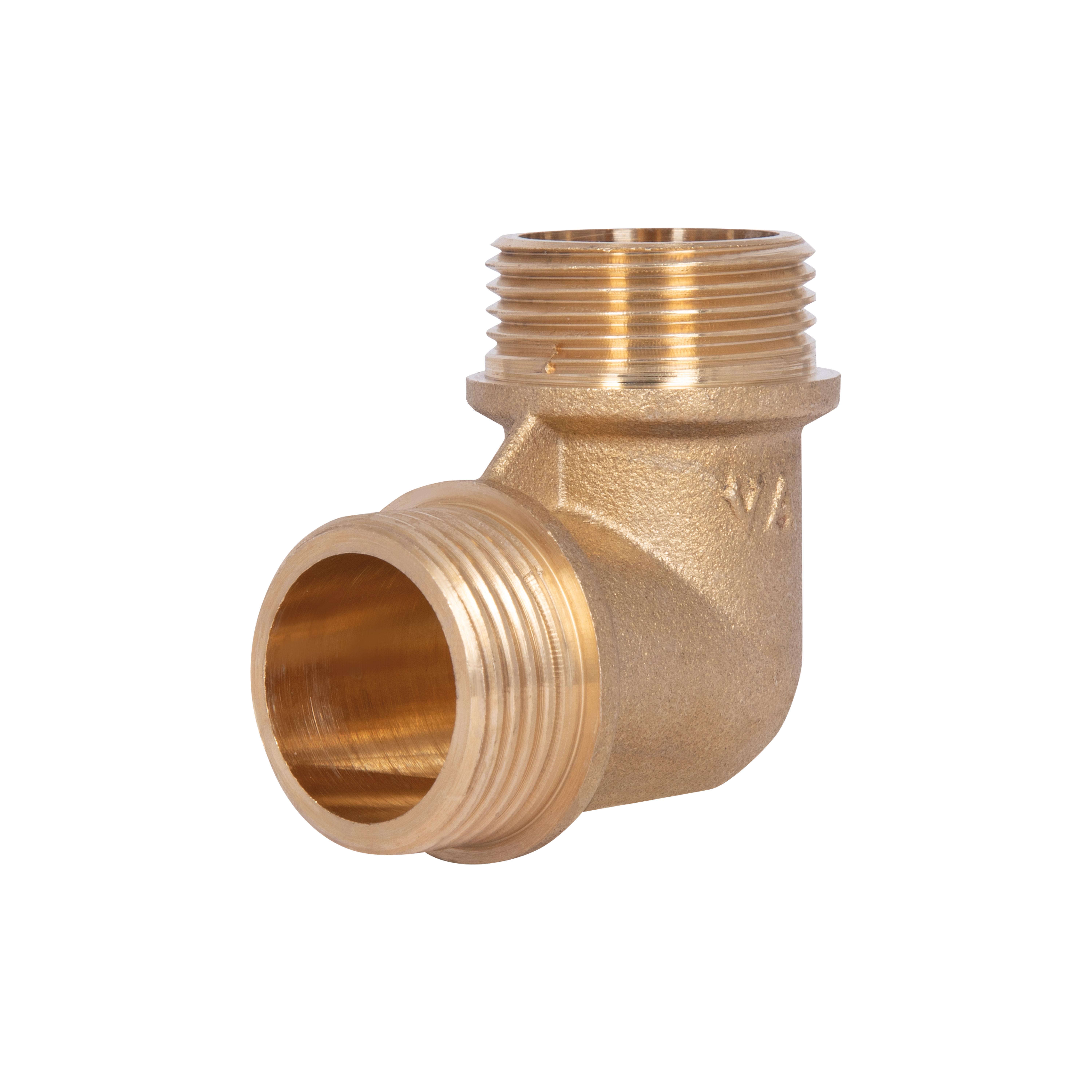 Угол латунный Thermo Alliance Standart 3/4"ЗЗ Желтый (SD41920)