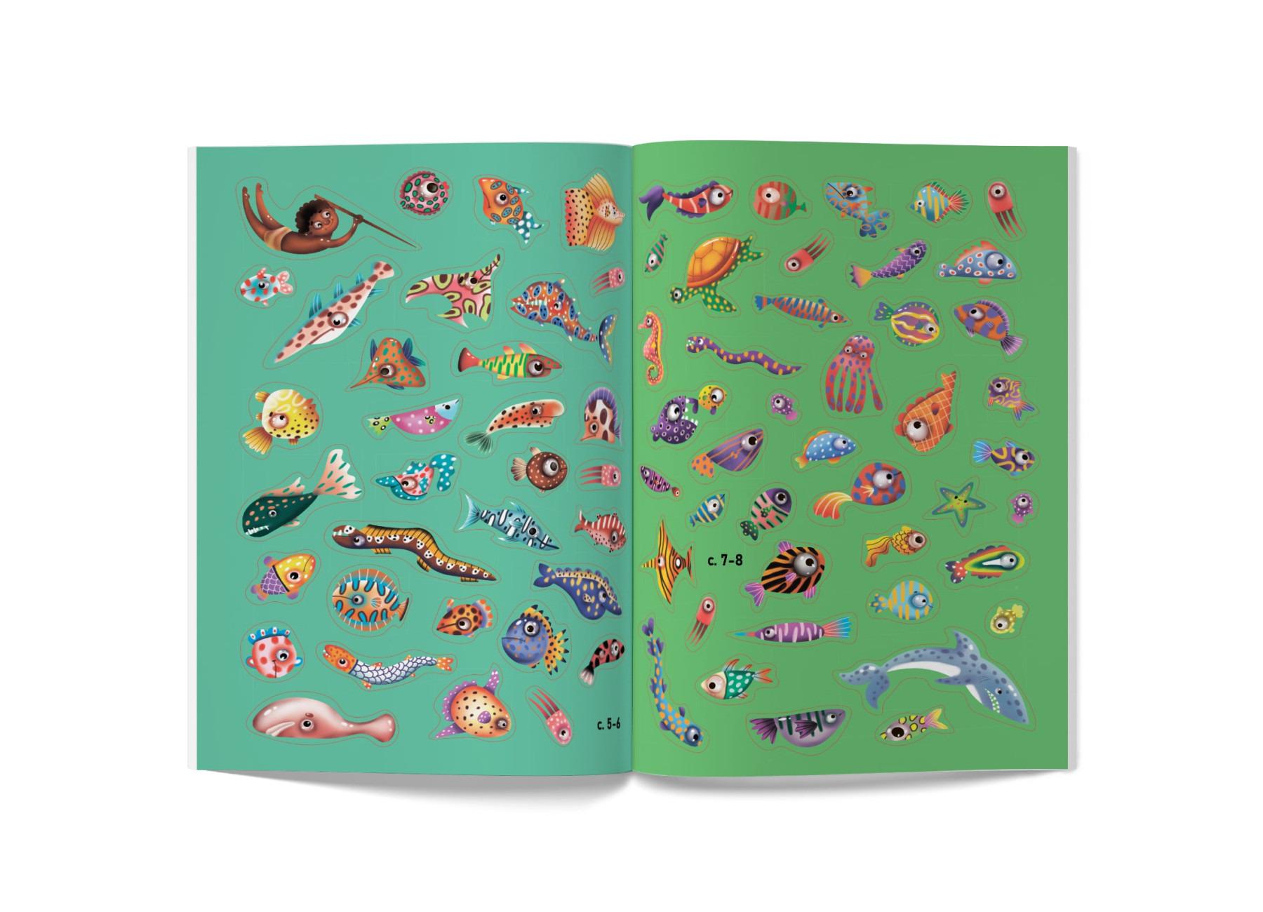 Книга "Меганаліпки. Підводний світ" (F00022470) - фото 4 Книга "Меганаліпки. Підводний світ" (F00022470) - фото 4