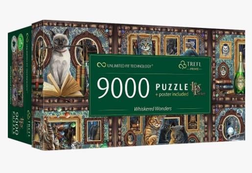 Пазли Trefl Безмежна колекція Вусаті чудеса 81035 9000 елементів в коробці (5900511810356)