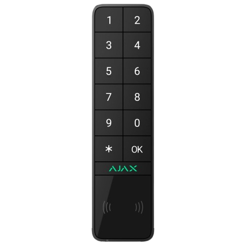 Клавиатура беспроводная Ajax KeyPad Outdoor Jeweller 8EU до 1700 м IP66 IK08 Black (31980347) Клавиатура беспроводная Ajax KeyPad Outdoor Jeweller 8EU до 1700 м IP66 IK08 Black (31980347)