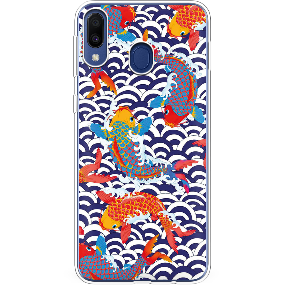 Чохол BoxFace Samsung M205 Galaxy M20 Koi Fish Прозорий силікон (36205-up2477-36205)