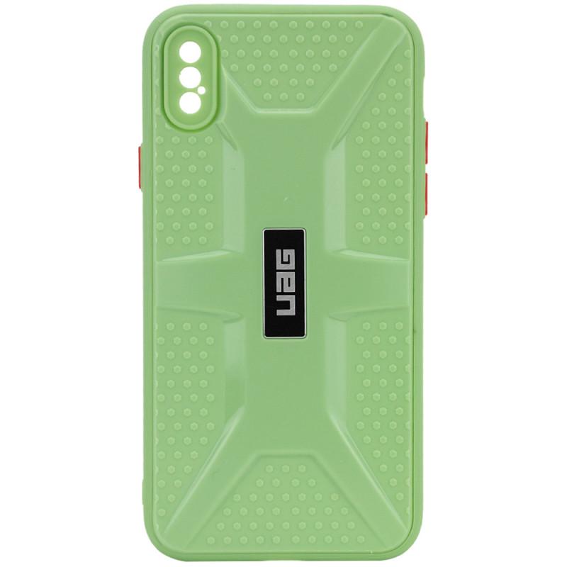 Протиударний чохол TPU+PC UAG для Apple iPhone X/XS 5.8" М'ятний