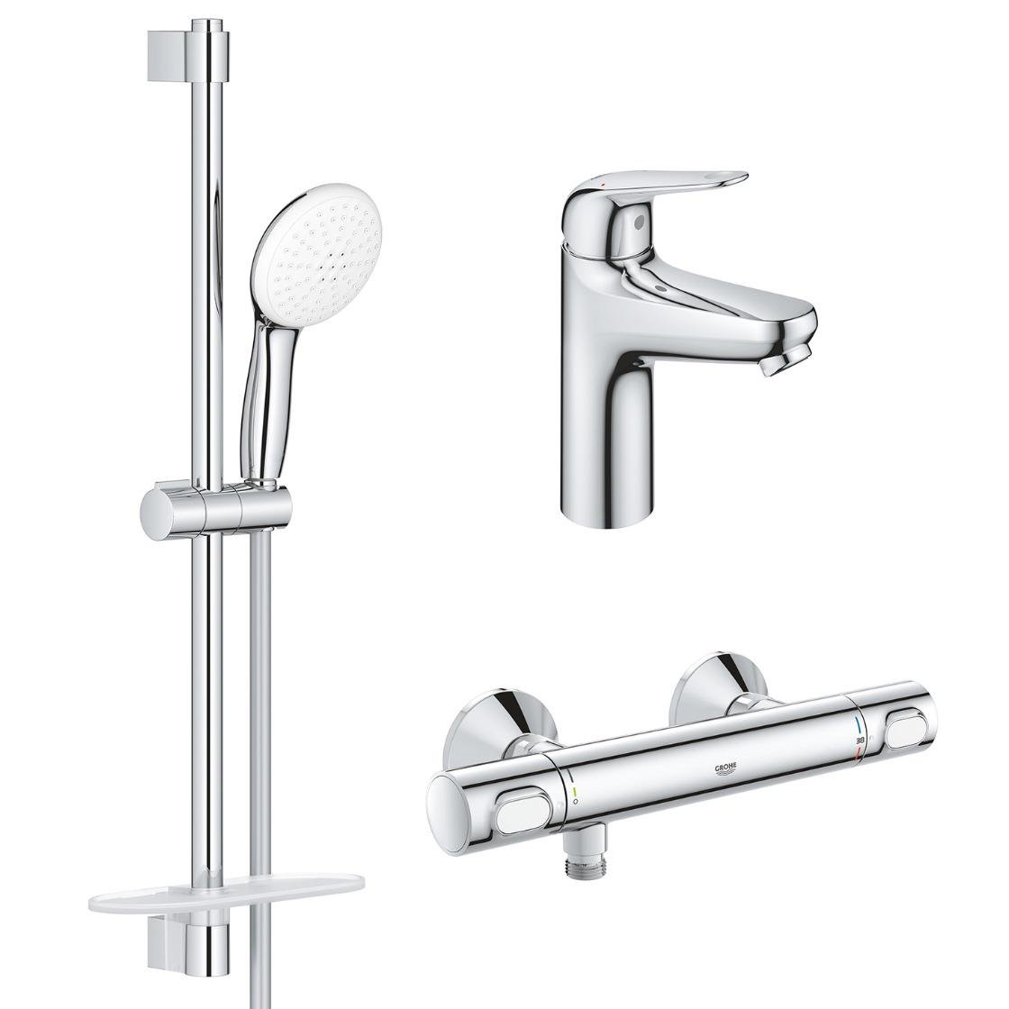 Набор смесителей для ванны Grohe Euroeco UA123241M0 Хром (229990)