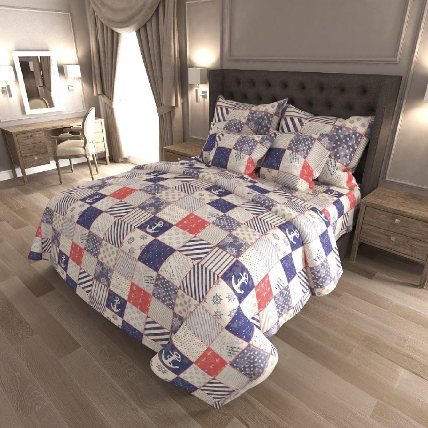 Комплект постельного белья Vital Textile Голд Люкс бязь евро 200х220 см (BLе-370)