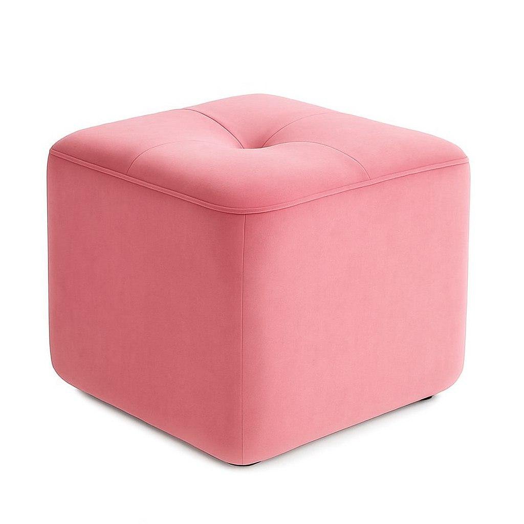 Пуф Gabriel 35х35х40 см Рожевий (AI 14) - фото 1 Пуф Gabriel 35х35х40 см Рожевий (AI 14) - фото 1