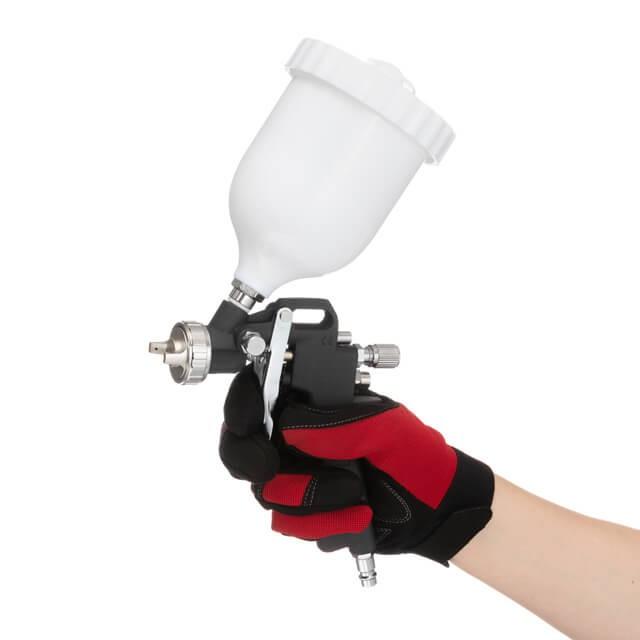 Краскопульт пневматический Intertool PT-0210 HP форсунка 1,5 мм верхний пластиковый бачок 600 мл 3 регулировки 5 bar (1650255890) - фото 4 Краскопульт пневматический Intertool PT-0210 HP форсунка 1,5 мм верхний пластиковый бачок 600 мл 3 регулировки 5 bar (1650255890) - фото 4