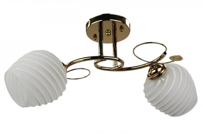 Люстра потолочная на 2 лампочки 7153/2A-gd Золотой (5-2A-gd Золото)