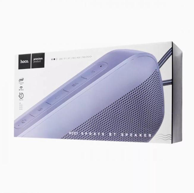 Колонка портативная Hoco HC21 Shadow sports Синий - фото 9 Колонка портативная Hoco HC21 Shadow sports Синий - фото 9