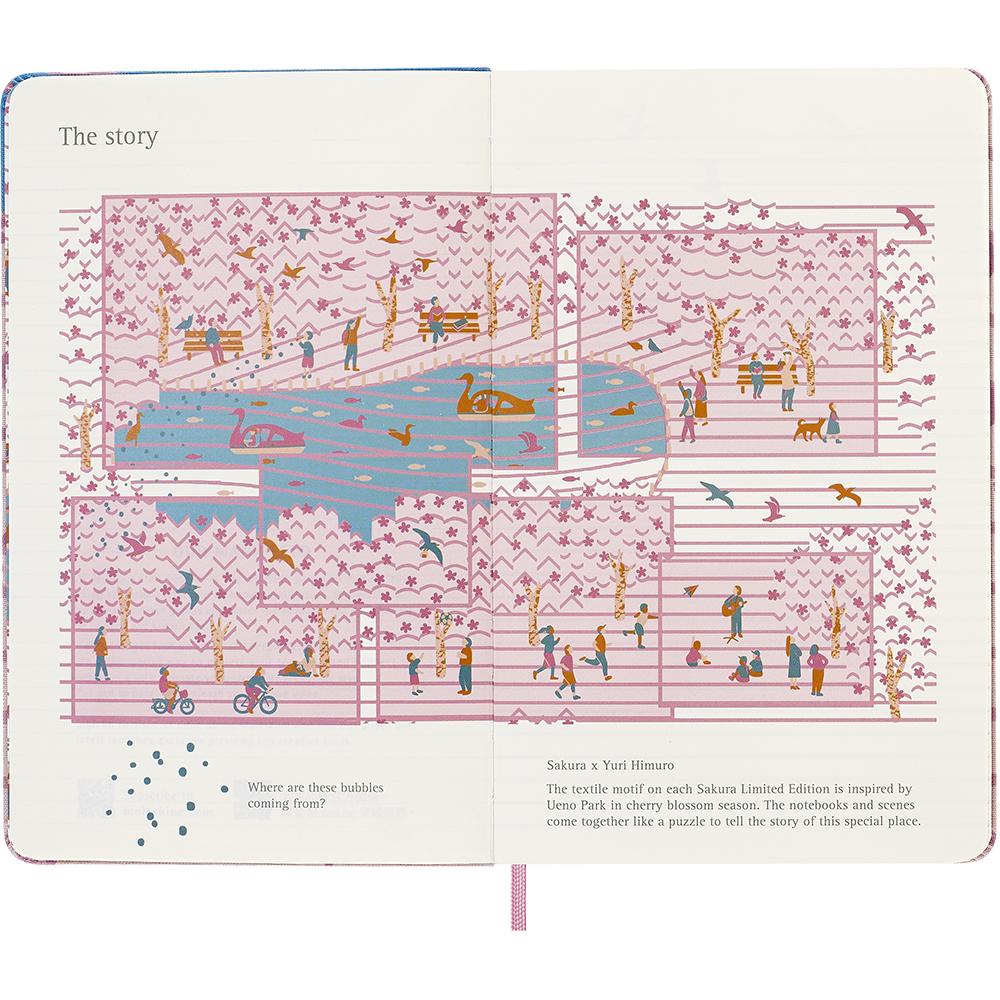 Записная книжка Moleskine Sakura средняя в линию (LESU05QP060) - фото 8