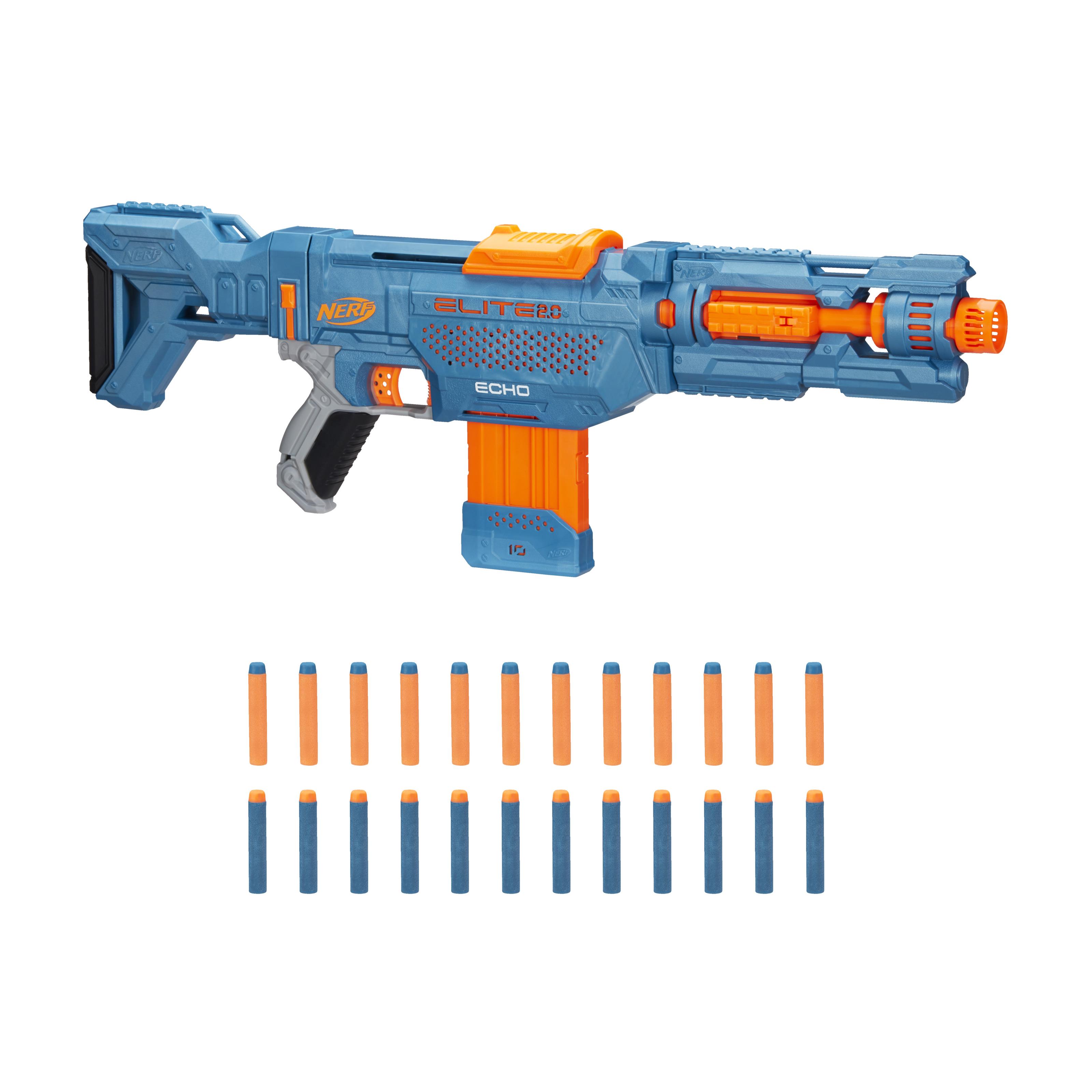 Бластер Nerf Элит Эхо E9533 (5010993729173) - фото 2 Бластер Nerf Элит Эхо E9533 (5010993729173) - фото 2