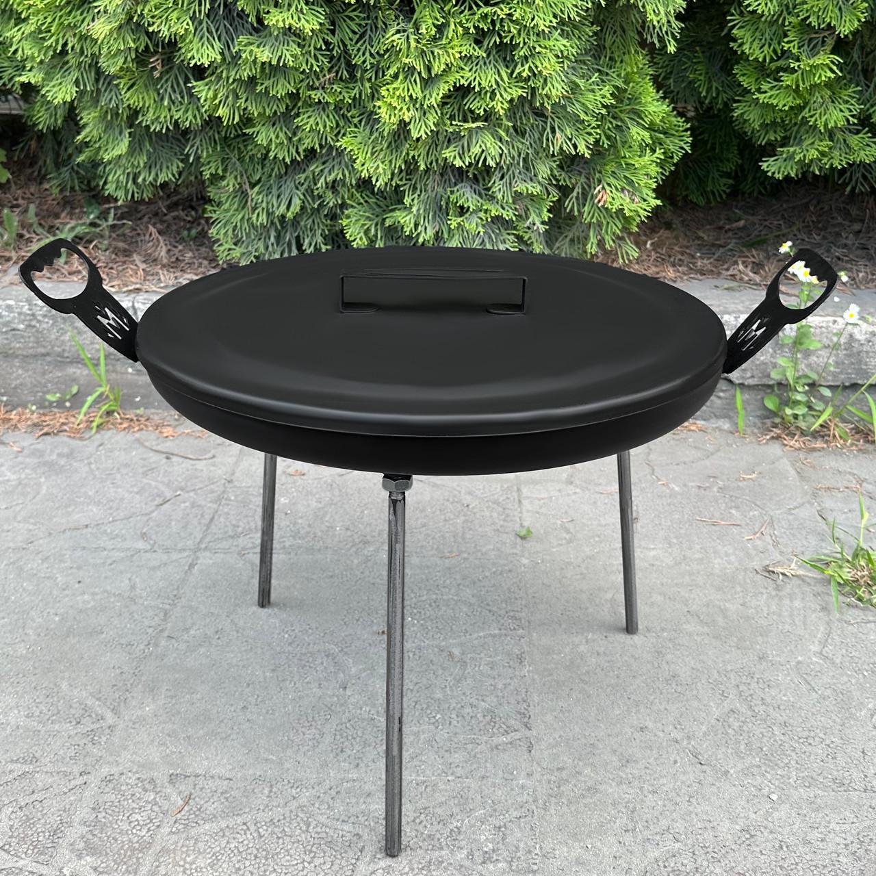 Сковорода из диска Mzavod Фрея 40 см с крышкой (2681069273)