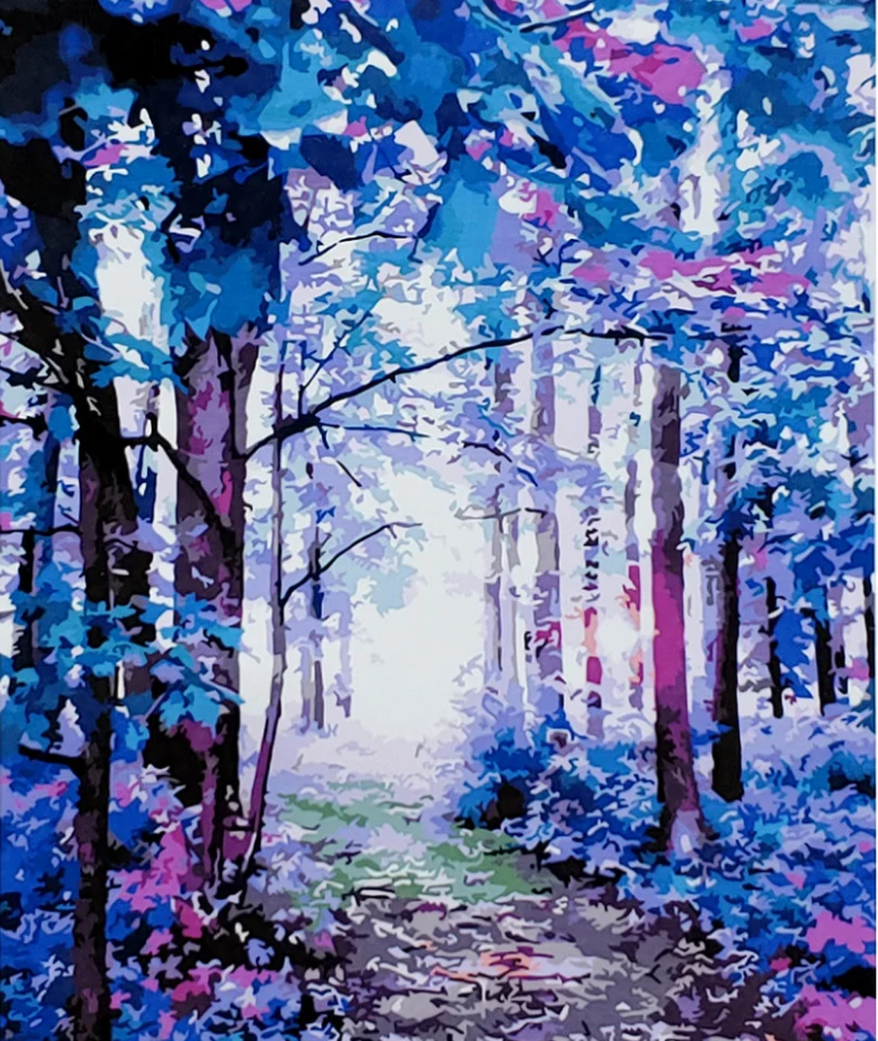 Картина по номерам Strateg Премиум Очаровательный лес с лаком и уровнем 40x50 см (SY6927) Картина по номерам Strateg Премиум Очаровательный лес с лаком и уровнем 40x50 см (SY6927)