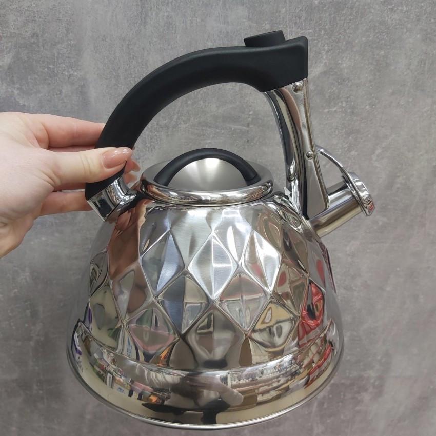 Чайник Bohmann BH-8084 з нержавіючої сталі 3,5 л (1821650616) - фото 4 Чайник Bohmann BH-8084 з нержавіючої сталі 3,5 л (1821650616) - фото 4