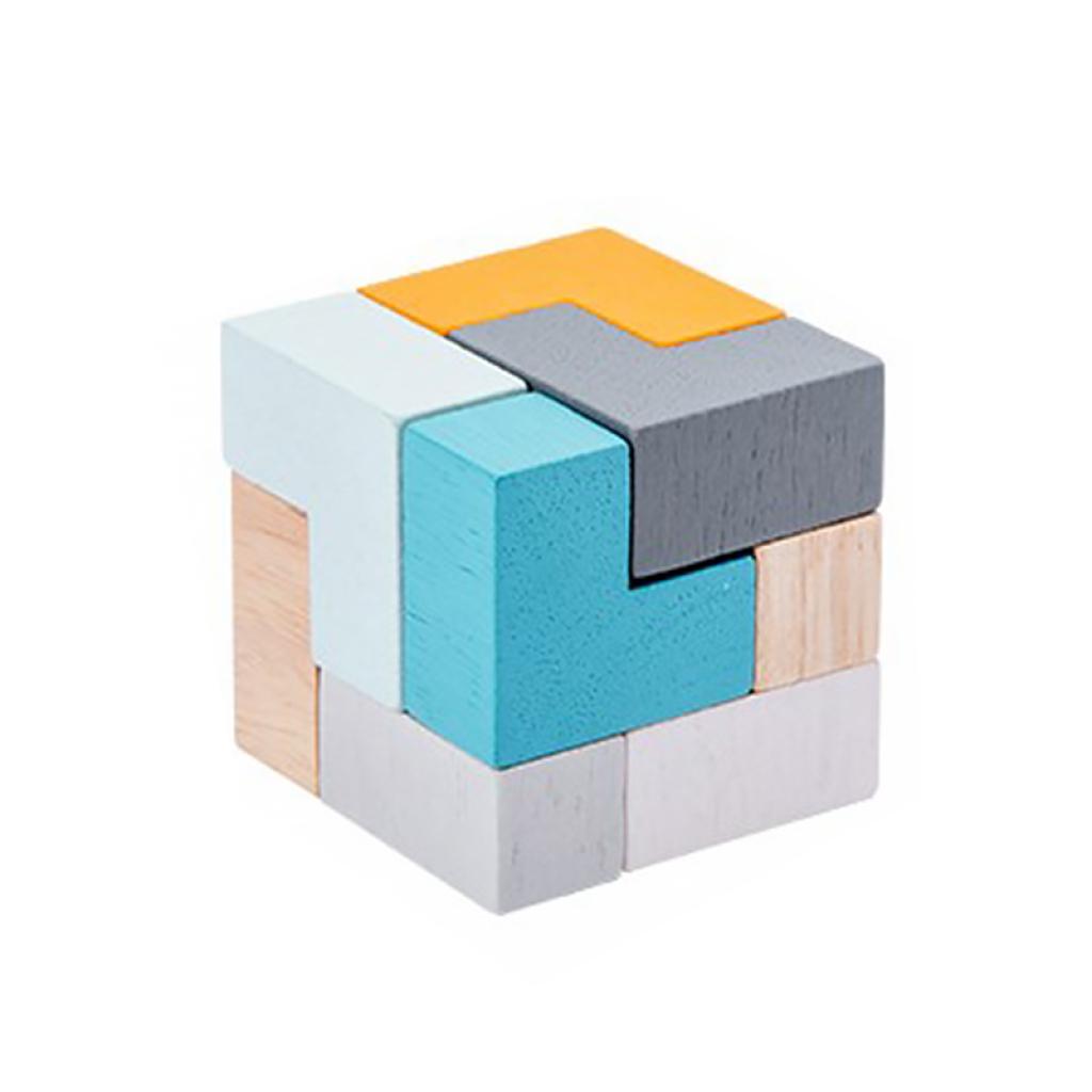 Дерев'яна розвиваюча гра Lesko Box Куб для дітей (5128) - фото 2 Дерев'яна розвиваюча гра Lesko Box Куб для дітей (5128) - фото 2