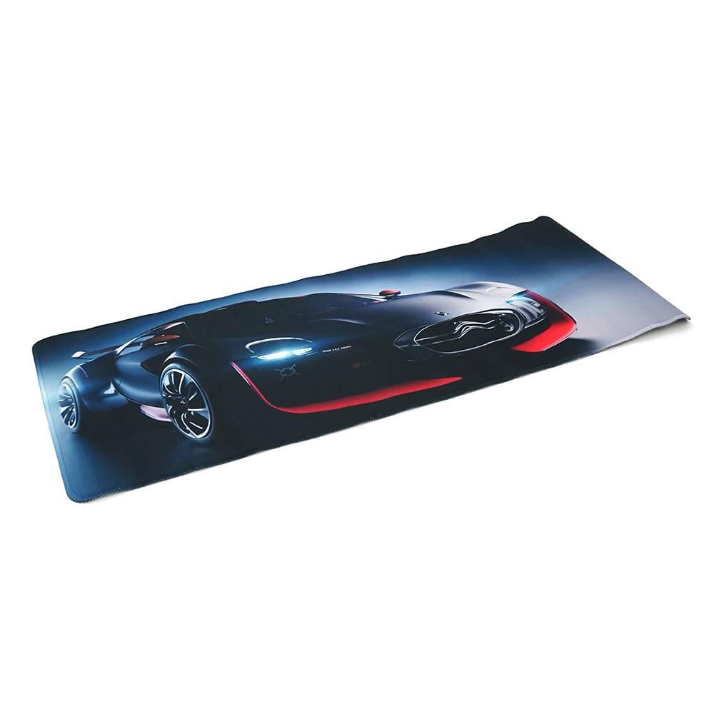 Килимок тканинний Citroen Survolt з боковою прошивкою товщина 3 мм 300х800 мм Пакет Black