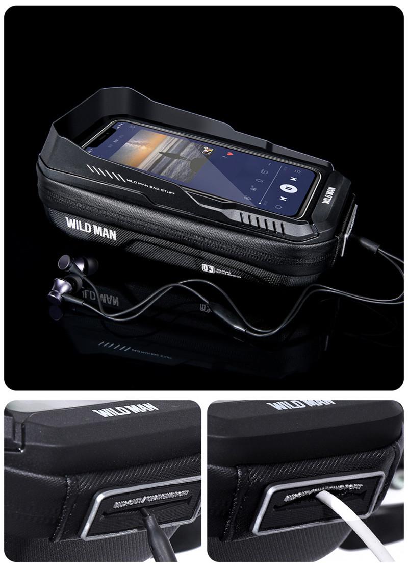 Велосумка для смартфона на кермо Wild Man XT3 - фото 4 Велосумка для смартфона на кермо Wild Man XT3 - фото 4