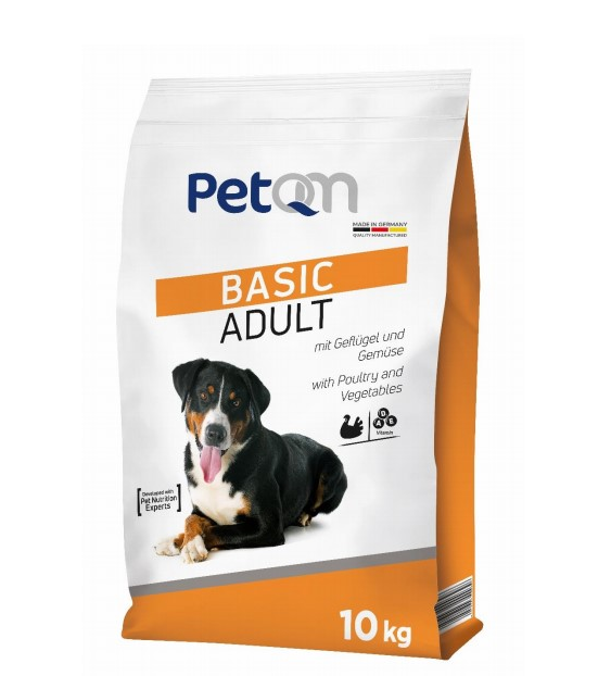 Корм для собак PetQM Basic с курицей и овощами 10 кг (701502)