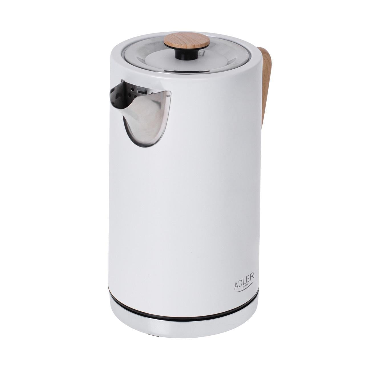 Електрочайник Adler AD-1347 White (03558)