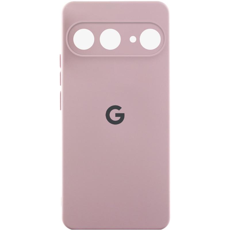 Противоударный Чехол Silicone Cover Lakshmi Full Camera (AAA) with Logo для Google Pixel 9 Розовый/Pink Sand
