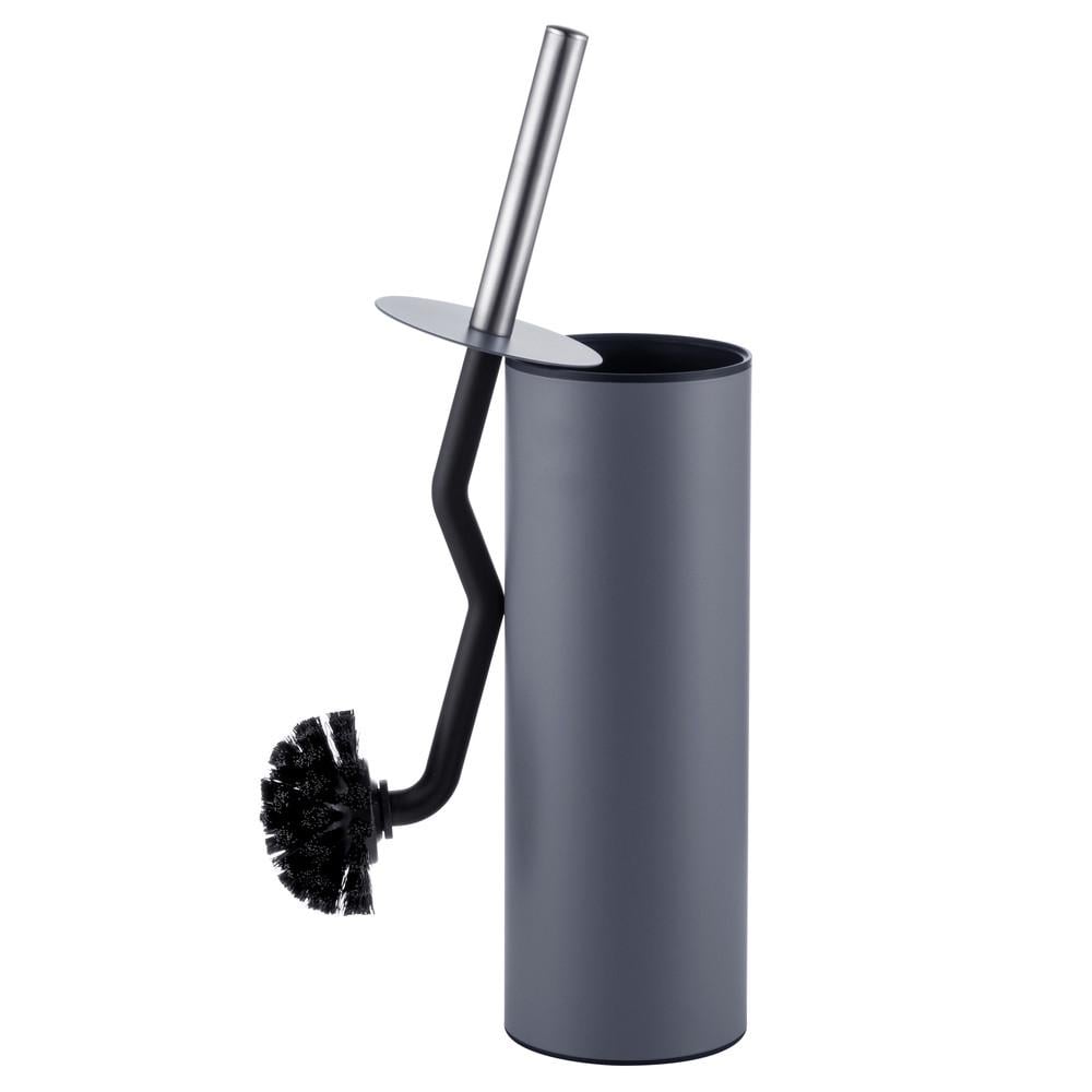 Йоржик для унітазу MIXXUS Premium Ellipse-TB0201 круглий підлоговий Графітовий (MI7068)