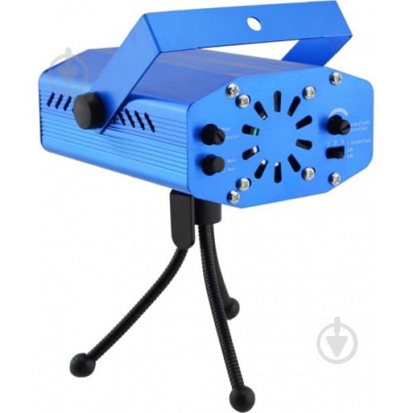 Лазерний проектор стробоскоп диско лазер UKC HJ08 Синій (20053100092) - фото 2 Лазерний проектор стробоскоп диско лазер UKC HJ08 Синій (20053100092) - фото 2
