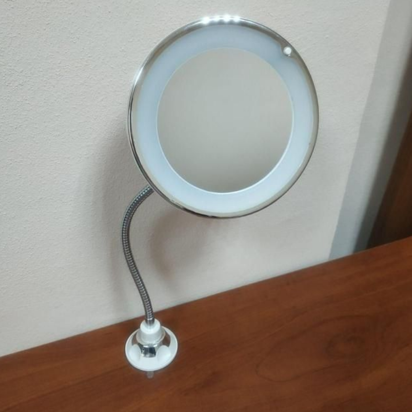 Зеркало для макияжа Flexible Mirror с подсветкой на гибкой ножке WO-30 - фото 4