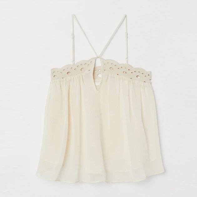 Топ H&M 768503 р. 36 Молочный