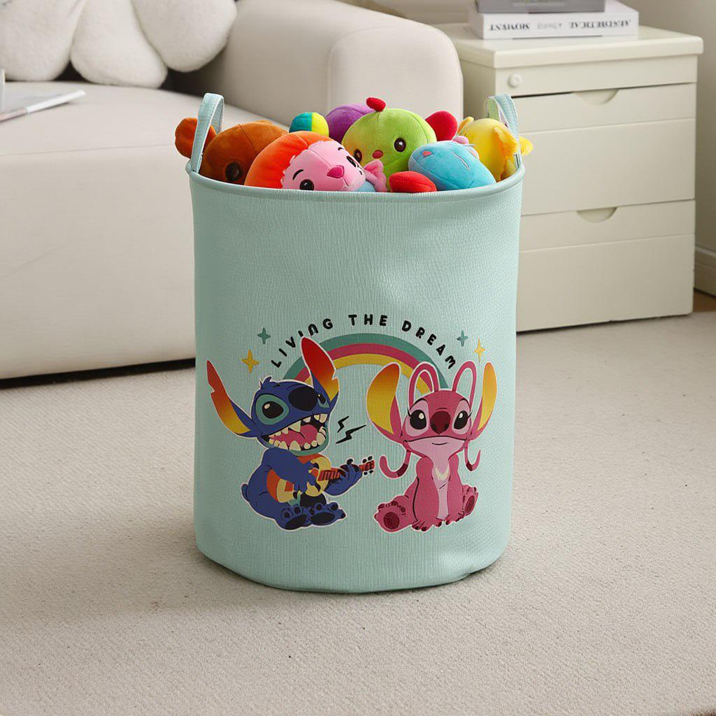 Корзина для игрушек белья хранения Disney Lilo&Stitch Лило и Стич с подкладкой 50х40 см - фото 3 Корзина для игрушек белья хранения Disney Lilo&Stitch Лило и Стич с подкладкой 50х40 см - фото 3
