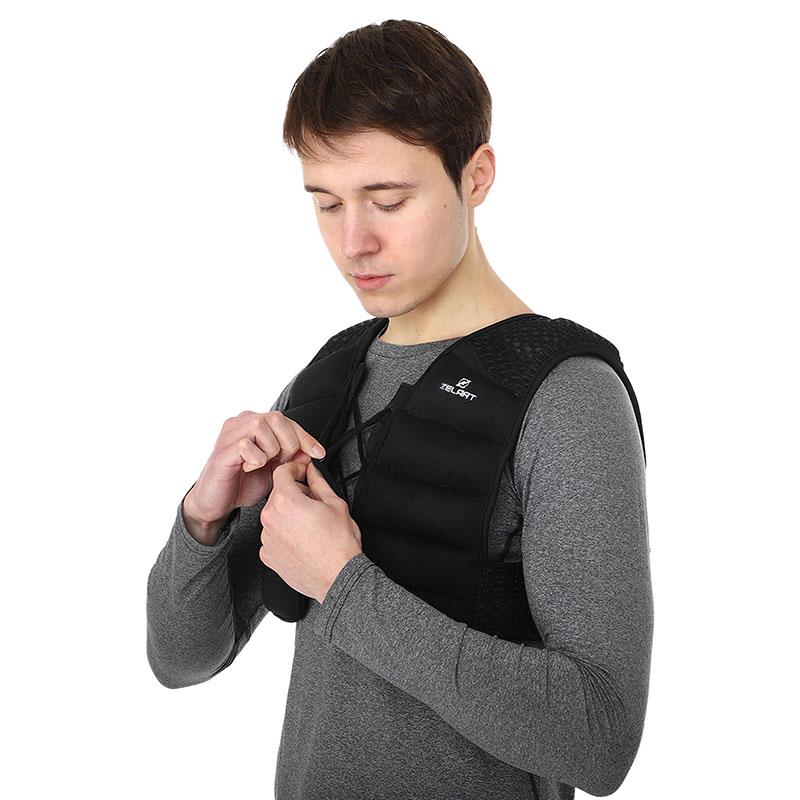 Жилет утяжелитель FI-3845 5 кг Черный (56363250) - фото 9